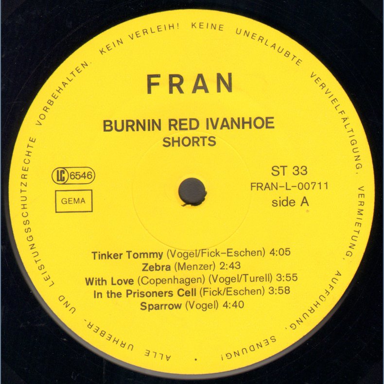 Shorts - Original German Vinyl issue Issue