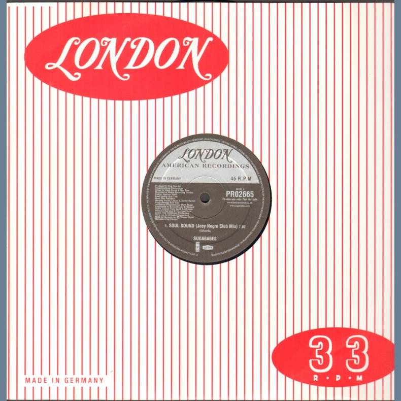 Soul Sound - German 2-track promotional Issue 12"