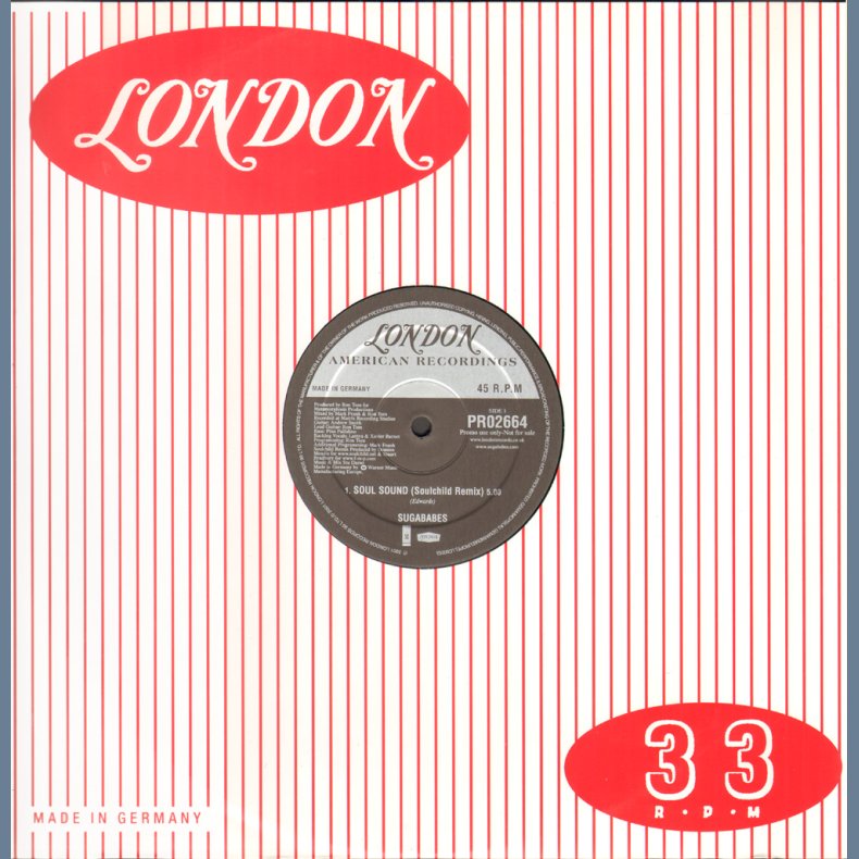 Soul Sound - German 2-track promotional Issue 12"