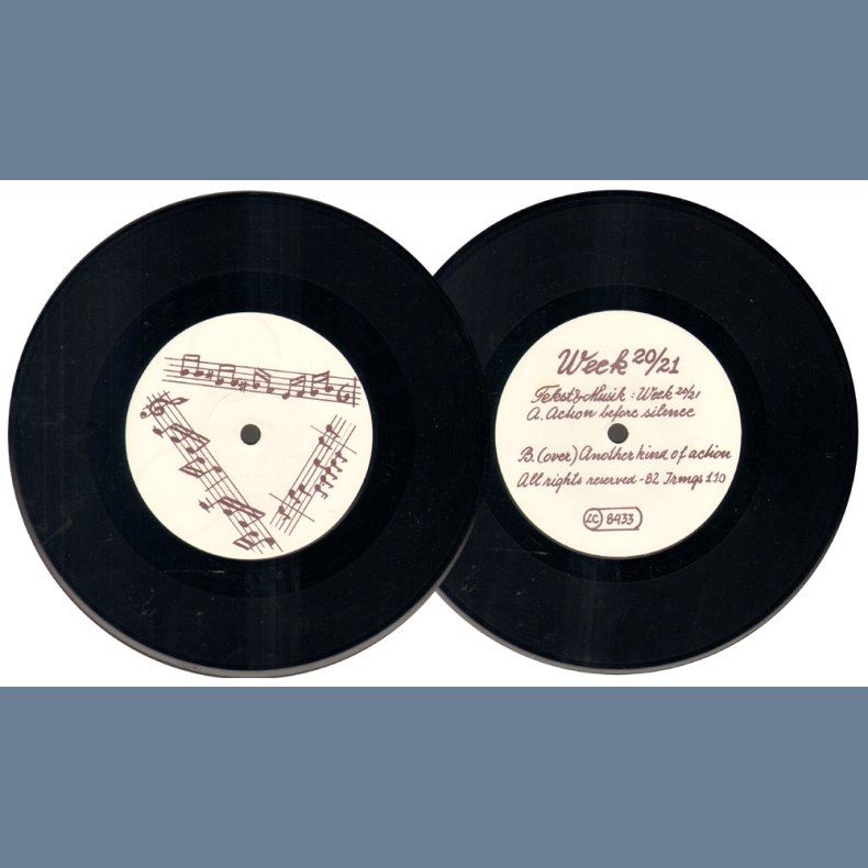 Action before silence b/w Another kind of action