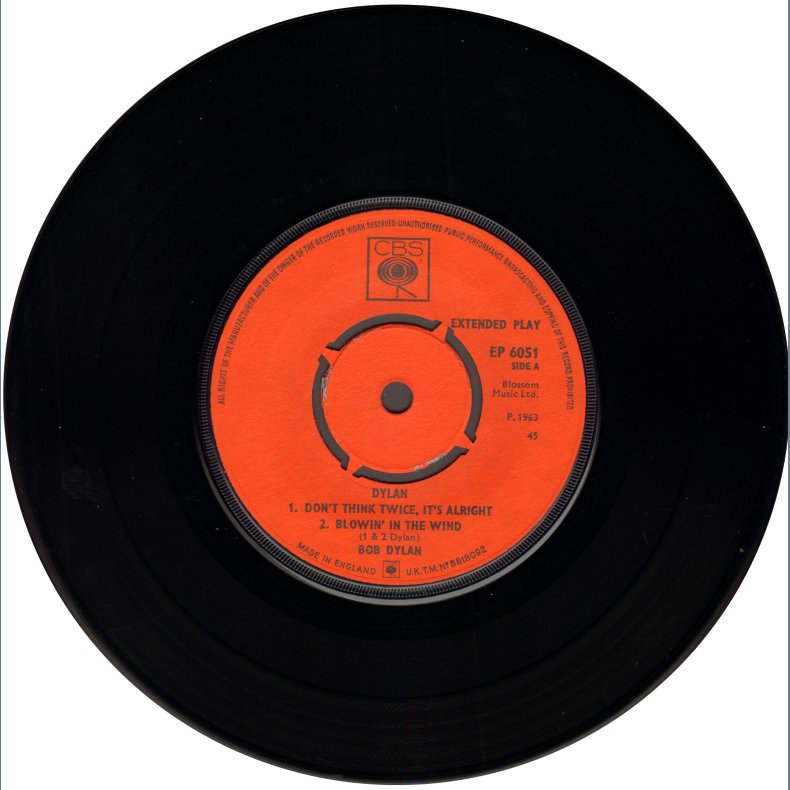 Dylan - Original 1965 UK CBS label 4-track 7" EP