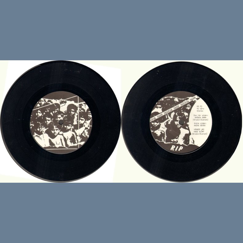 Br&auml;nda Barn - Original 1980 Swedish 3-track 7" Single