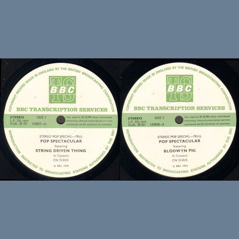 Stereo Pop Special - 78: Pop Spectacular feat. String Driven Thing &amp; Blodwyn Pig In Concert - Origin