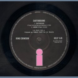 Earthbound - Original 1972 UK Island label 1st Issue 5-track LP - Black labels, Pink 'i' logo