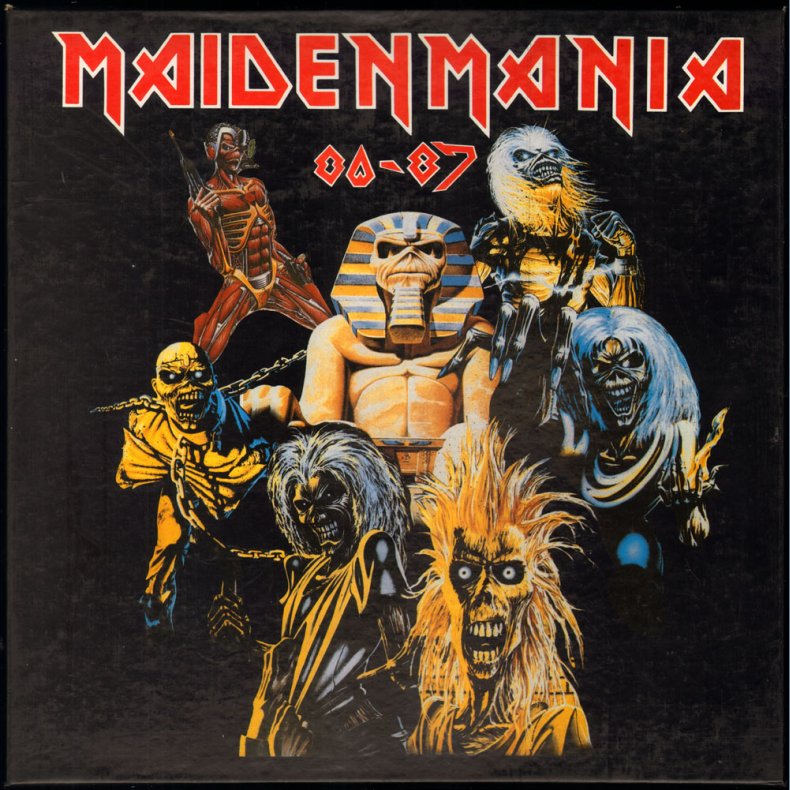 Maiden Mania 80-87 - 1987 Greek Limited Edition 5x12" Box