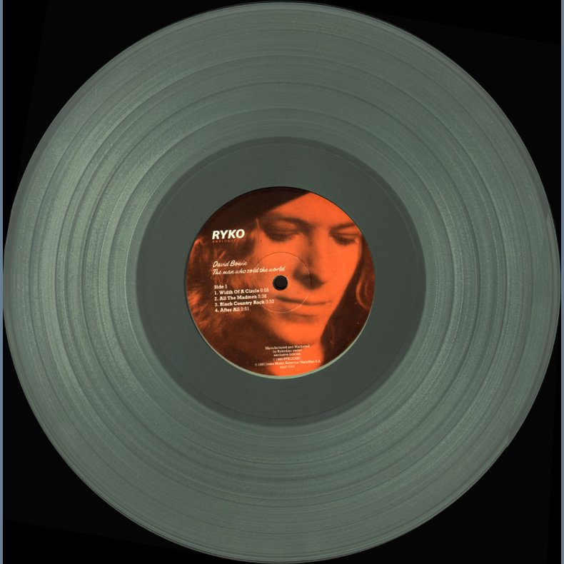 The Man Who Sold The World - 1990 US 'Sound + Vision' Limited Edition Audiophile Clear Vinyl 2LP Set