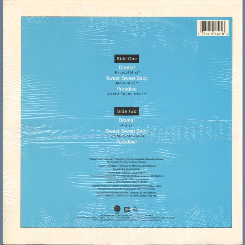 Drama - 1989 US 6-track 12" Single 