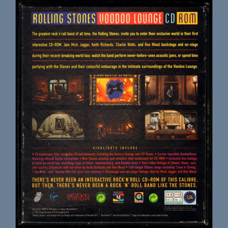 Voodoo Lounge - UK CD Rom