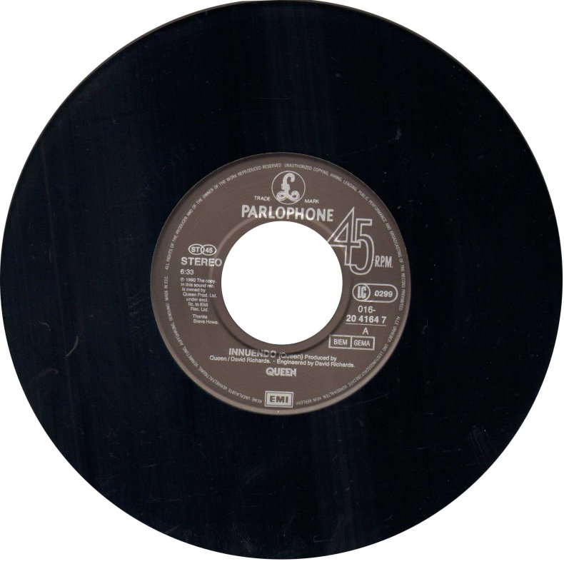 Innuendo b/w Bijou - 1991 German 2-track 7" Single