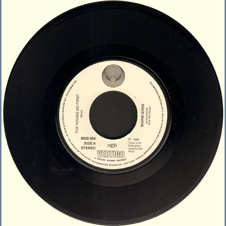 The Young Go First b/w Rip Off - Norwegian Pressed 2-track 7" Single