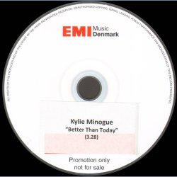 Better Than Today - Authentic 2010 1-track promotional CD-Acetate