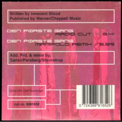 Den Frste Gang - 1999 Danish 2-track CD Single