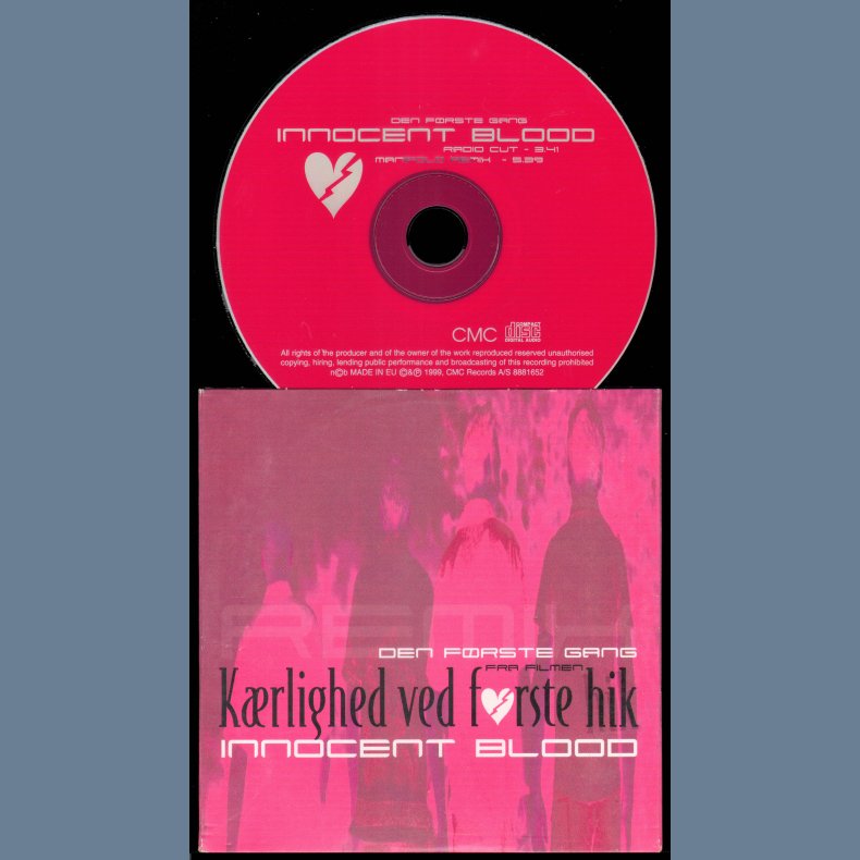 Den Frste Gang - 1999 Danish 2-track CD Single