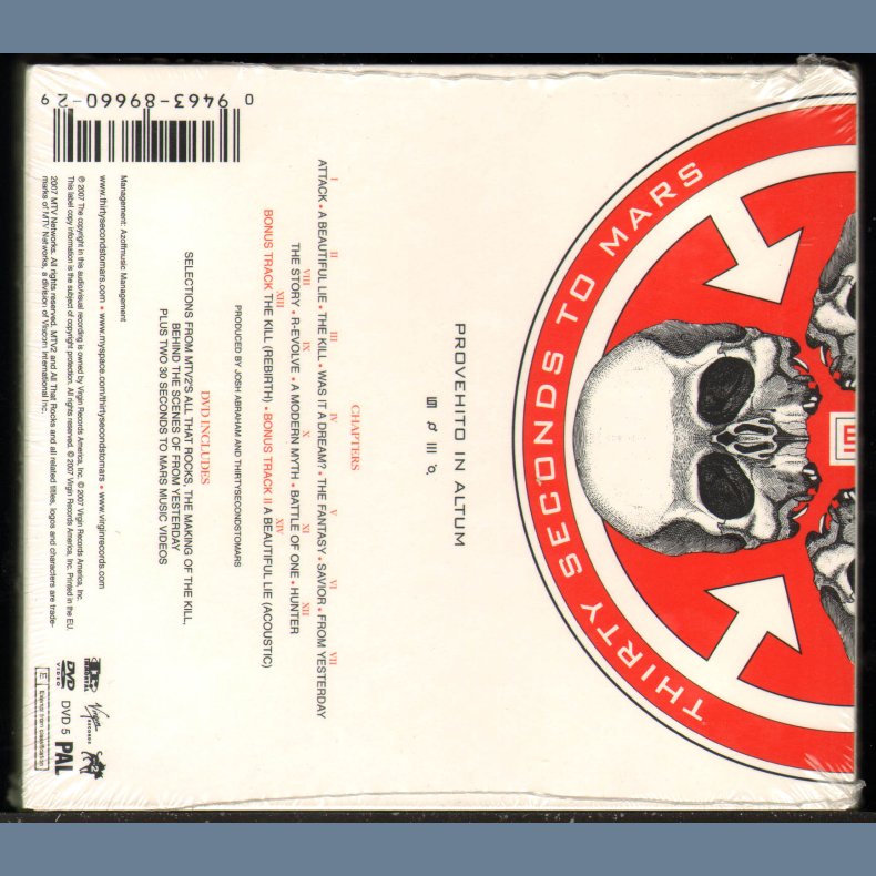 A Beautiful Lie - 2007 European Pressed Limited Deluxe Edition CD/DVD Set