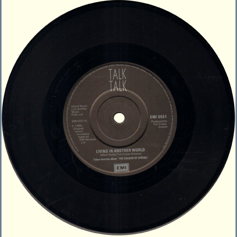 Living In Another World b/w For What It's Worth - Original UK 7" Single