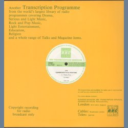 1979 Cambridge Folk Festival - Original UK Radio Promotional Issue