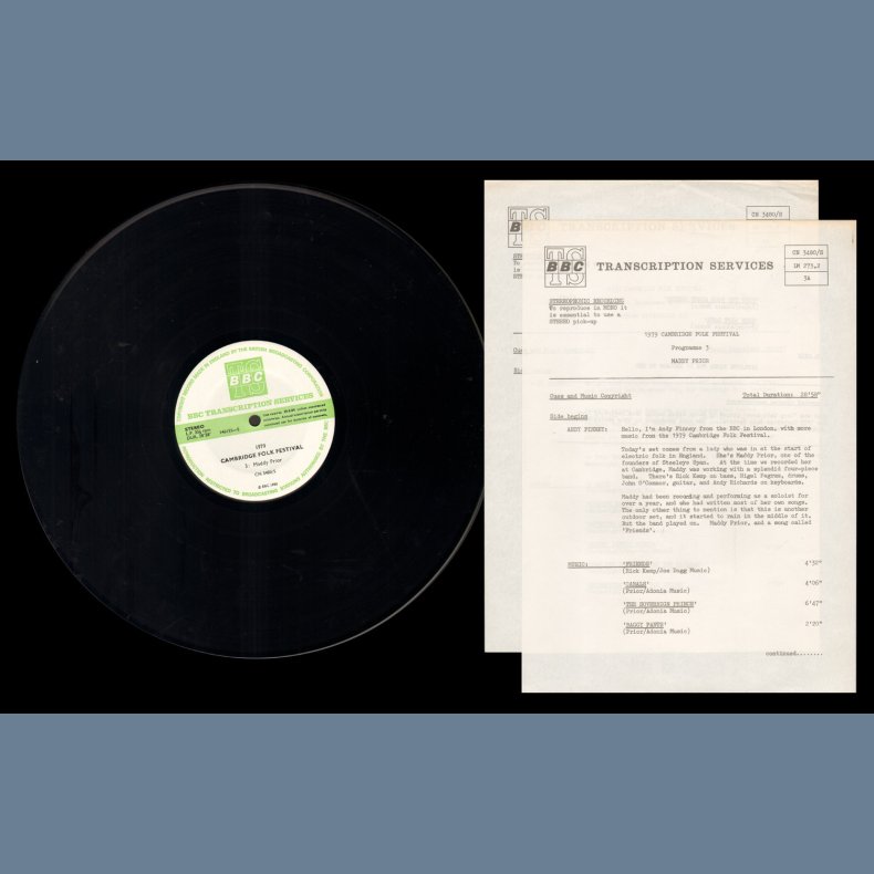 1979 Cambridge Folk Festival - Original UK Radio Promotional Issue