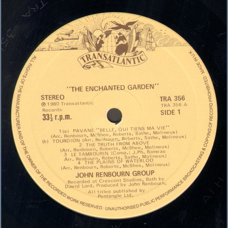 Enchanted Garden - Original 1980 10-track UK LP 