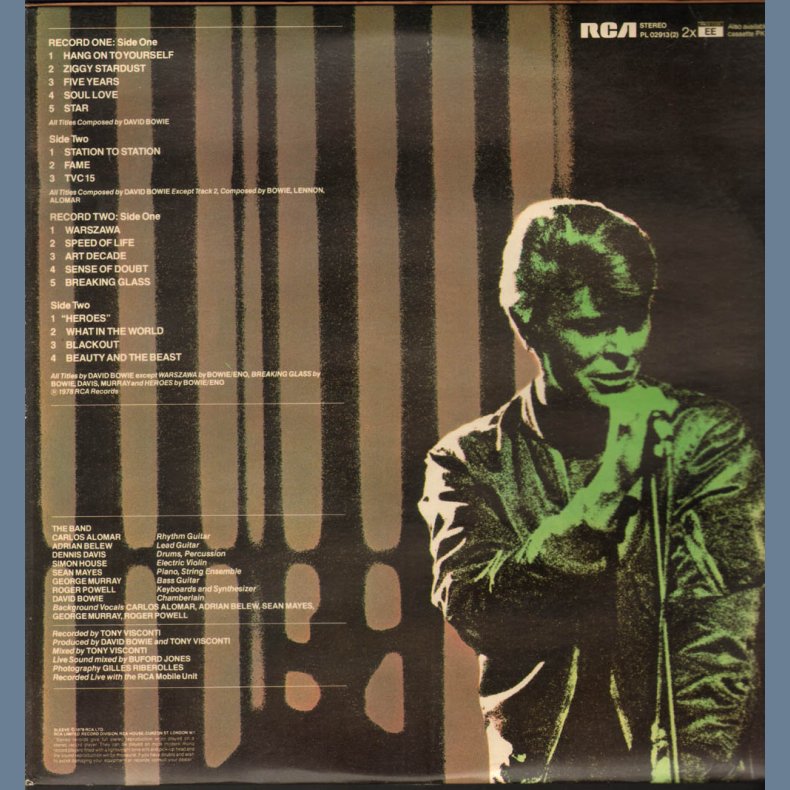 Stage - Original 1978 UK 17-track Yellow Vinyl 2LP Set