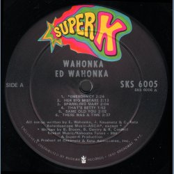 Wahonka - Original US Stereo Vinyl Issue