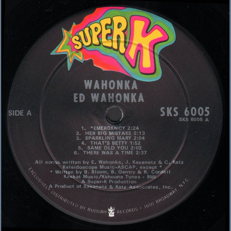 Wahonka - Original US Stereo Vinyl Issue