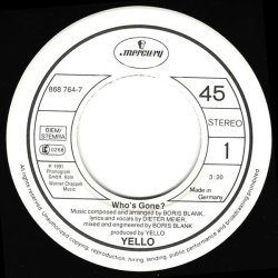 Who's Gone? b/w Ocean Club - 1991 German Pressed 2-track 7" Single