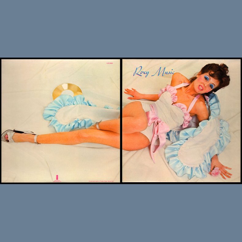 Roxy Music - Original UK Export/Licence LP Issue - Pink Rim Palm Tree Labels - A-1U/B-1U Matrix