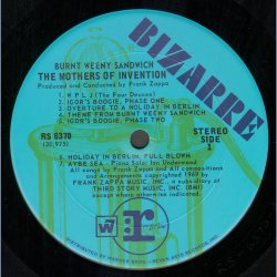 Burnt Weeny Sandwich - Original US Issue Incl. Booklet