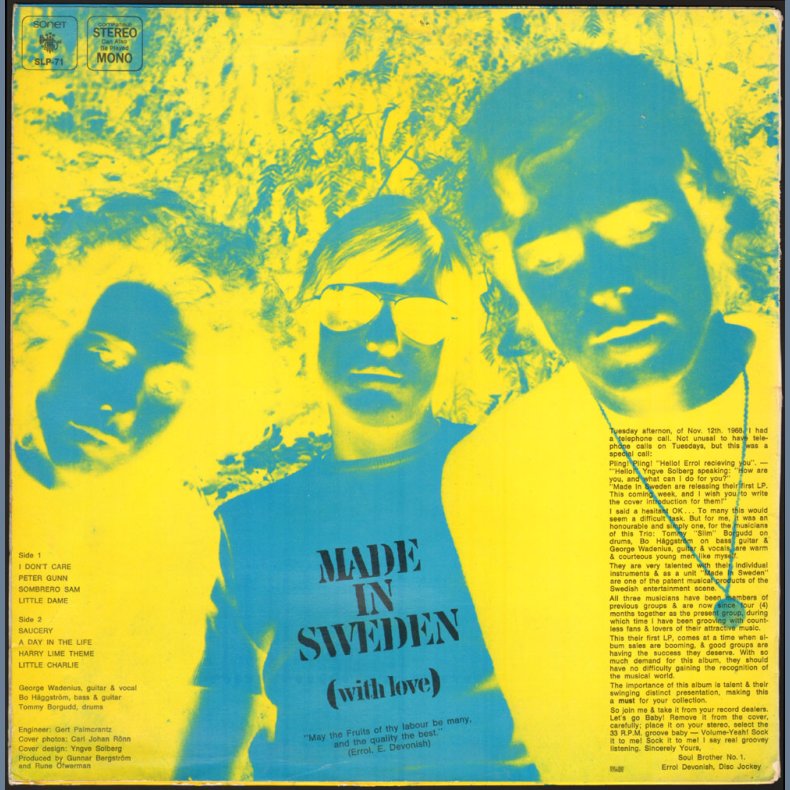Made In Sweden (With Love) - Original Swedish Pressing