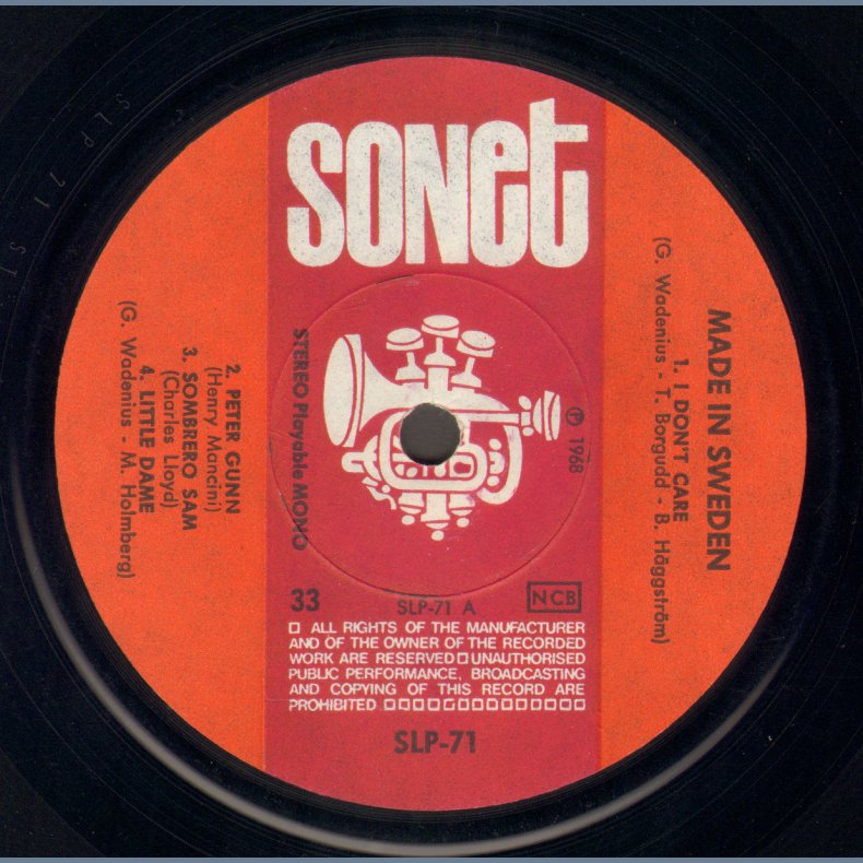 Made In Sweden (With Love) - Original Swedish Pressing