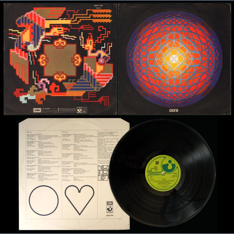 Oora - Original 1973 UK Harvest label 8-track LP Incl. Printed Plastic Sleeve