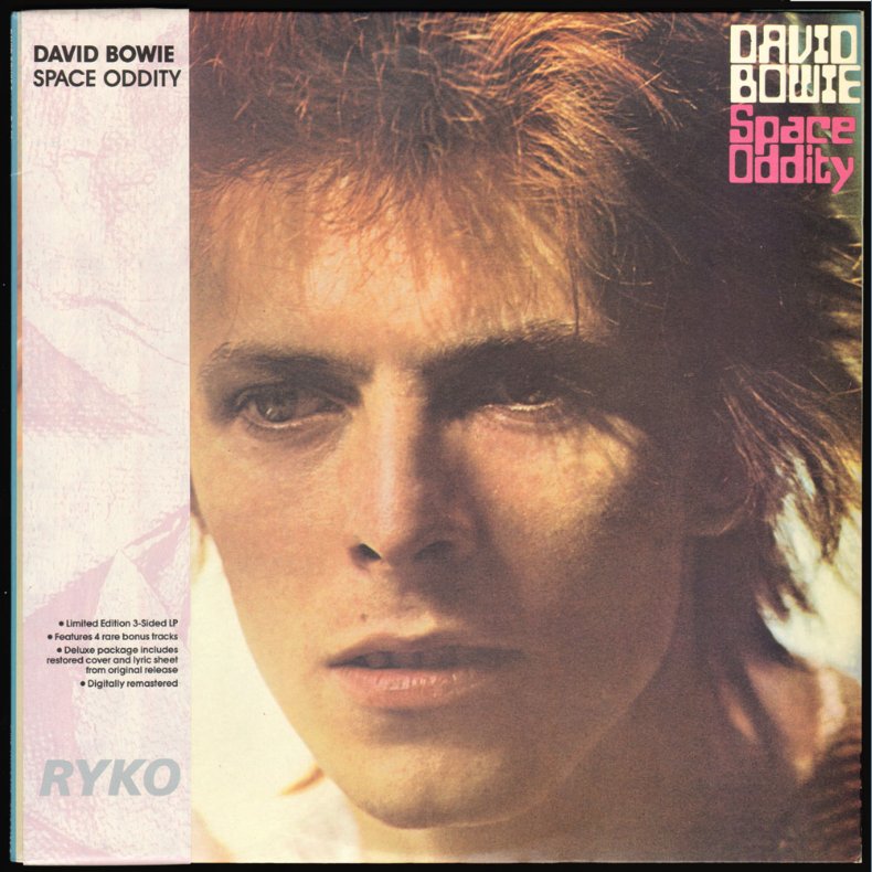 Space Oddity - 1990 US Ryko Analogue label 'Sound + Vision' Limited Audiophile Clear Vinyl 2LP Set