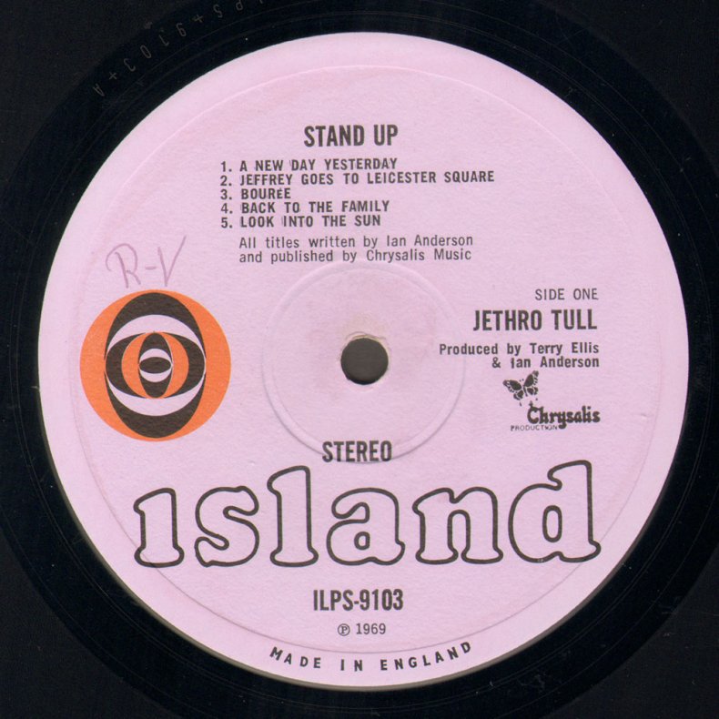 Stand Up - Original 1969 UK Island label 10-track Stereo LP - Pink 'Eye' Label Issue