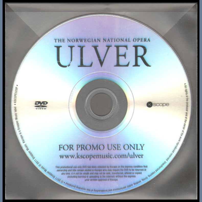 The Norwegian National Opera - UK Pressed promotional Issue DVD