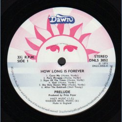 How long is forever - Original UK Vinyl LP Issue