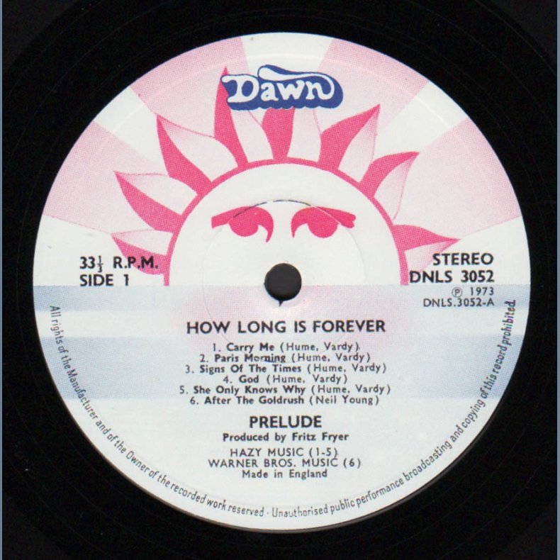 How long is forever - Original UK Vinyl LP Issue