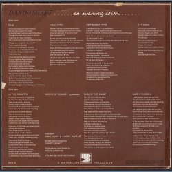 An Evening With Dando Shaft - Original German 8-track Vinyl LP