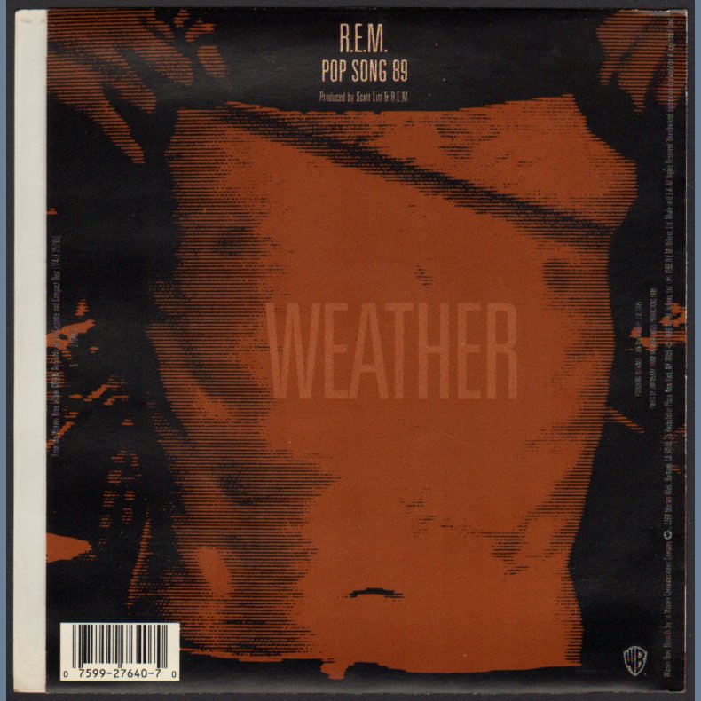 Pop Song b/w Pop Song 89 (Acoustic Version) - 1988 US 2-track 7" Single
