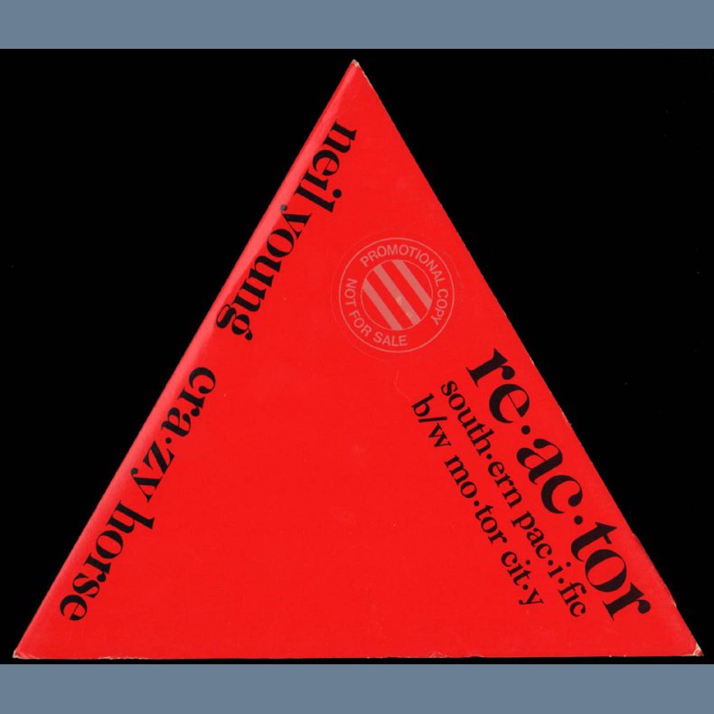 Southern Pacific b/w Motor City - 1981 US Transparent Red and Triangular Shaped Promotional 7" Singl