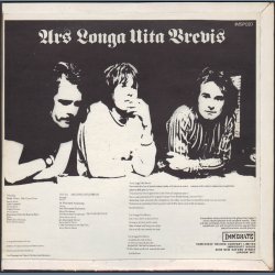 Ars Longa Vita Brevis - Original UK Pink label Issue LP