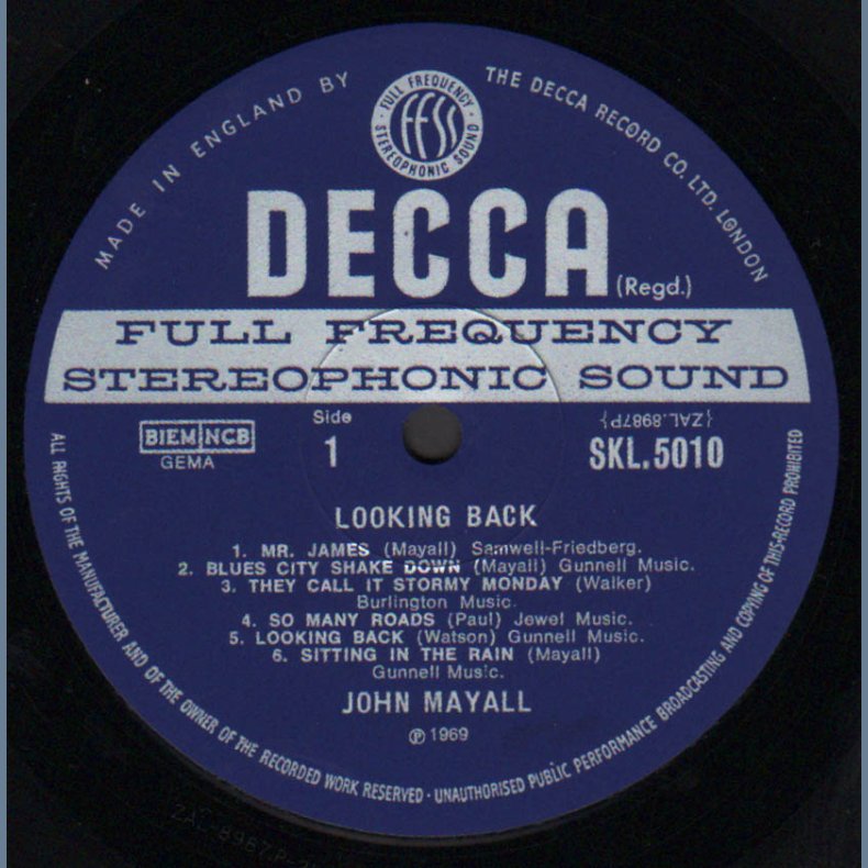 Looking Back - Original UK 11-track 1-st Pressing LP - Unboxed Labels