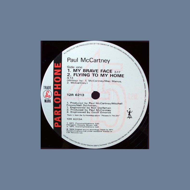 My Brave Face - 1989 UK Pressed 4-track 12"