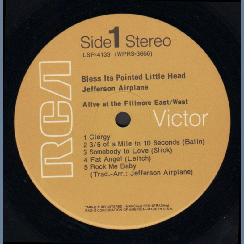Bless Its Pointed Little Head - US 2nd Issue Vinyl LP