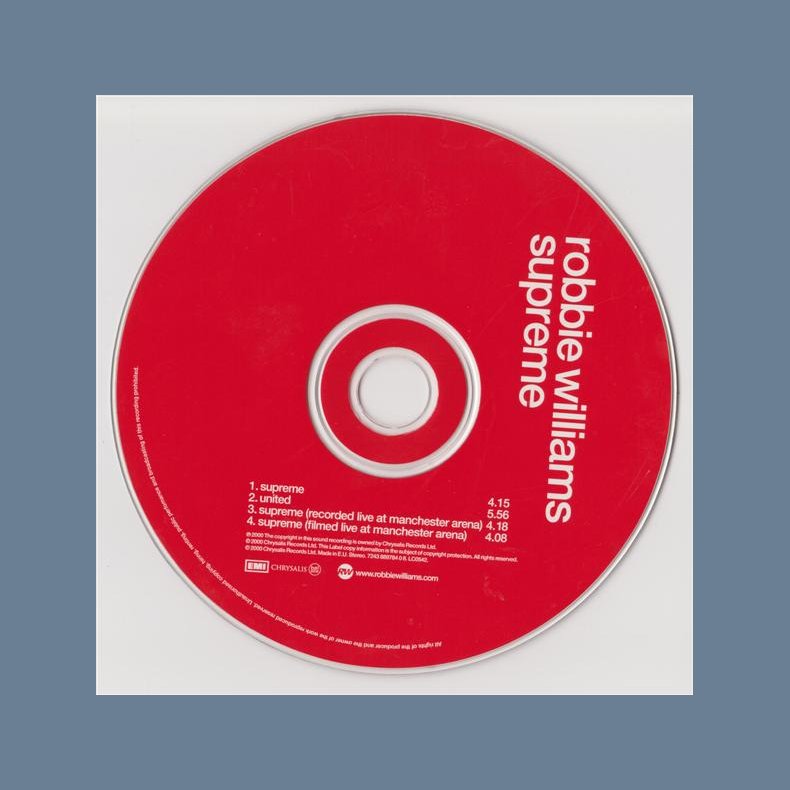 Supreme - 2000 Dutch pressed 4-track CD-single