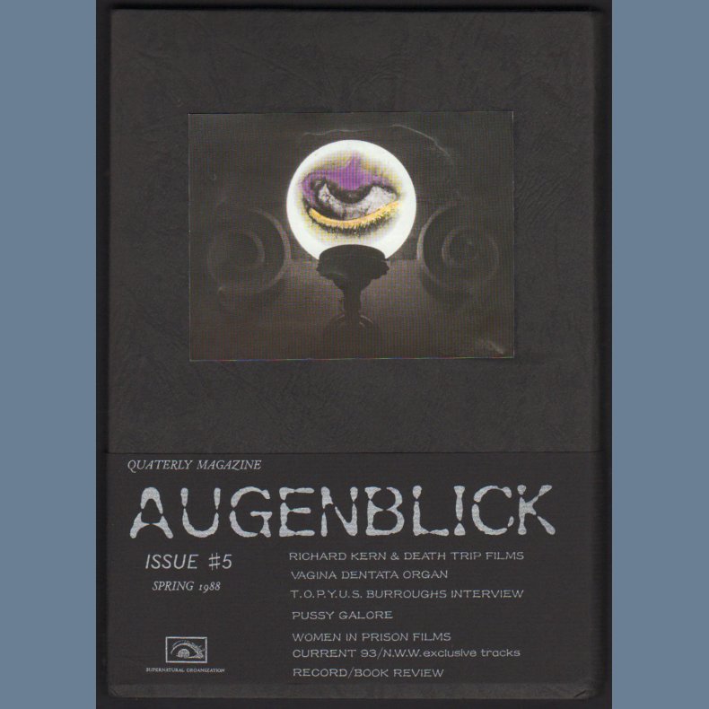 Augenblick Magazine Issue # 5 - complete with freebie 7" - Original 1988 Japanese Issue