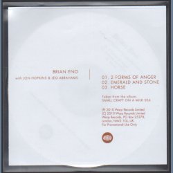 Small Craft On A Milk Sea - 2010 UK 3-track Promotional Issue CD Acetate Radio Sampler