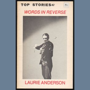 Words In Reverse - 1983 US 3rd Pressing 18-page Booklet