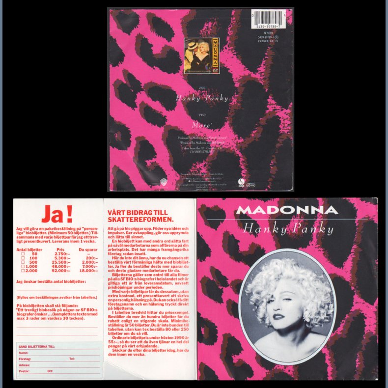 Hanky Panky - 1990 Swedish Distributed 2-track 7" Single