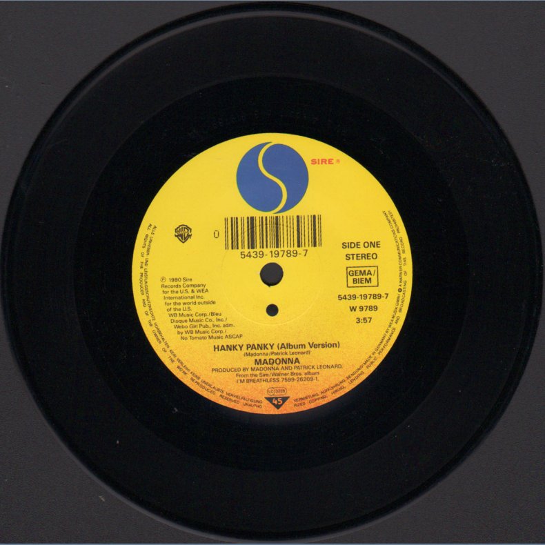 Hanky Panky - 1990 Swedish Distributed 2-track 7" Single