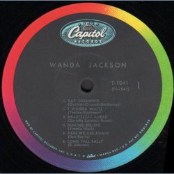 Wanda Jackson - 1962 US 2nd Pressing 12-track LP